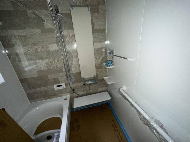 美浦村　従来浴室からUBへ改修工事（TOTO サザナ1616）