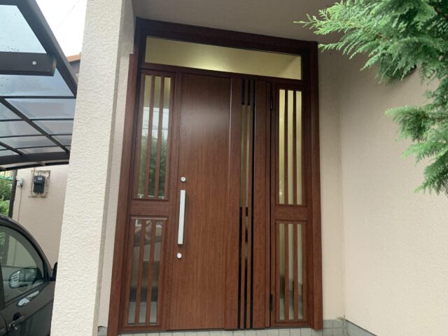 土浦市　玄関ドアリフォーム工事