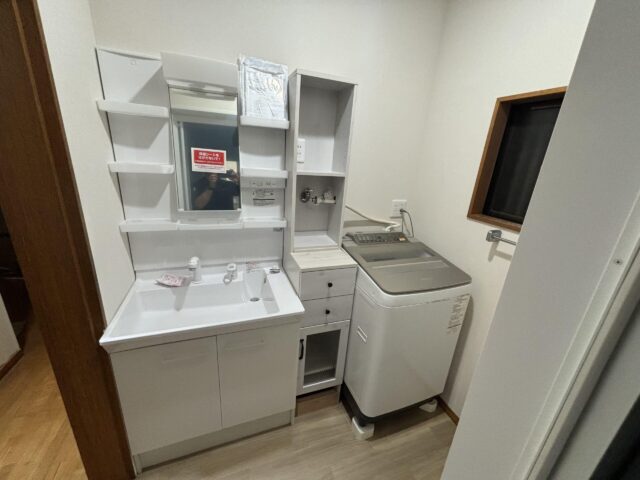 土浦市　洗面化粧台交換工事