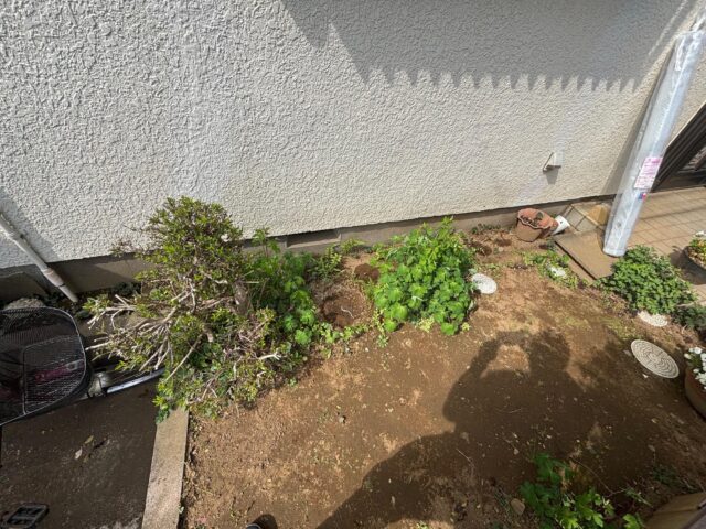 つくば市　ガーデンパン・水栓新設工事