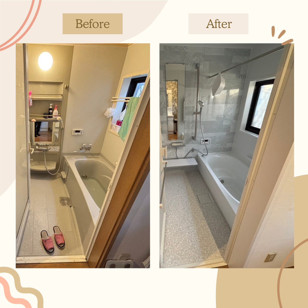 浴室リフォームで、毎日のお風呂時間をもっと快適に