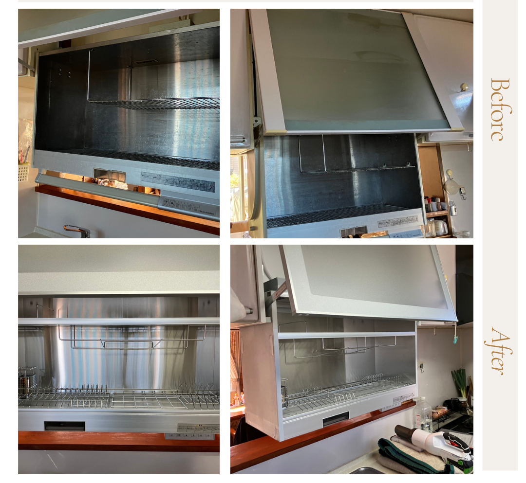 オートダウン吊り戸棚 交換取付工事