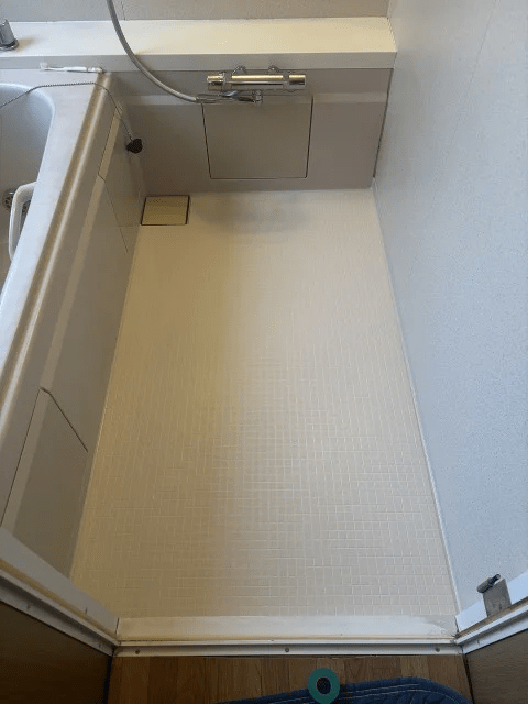 土浦市　ユニットバス床シート施工　お客様の声
